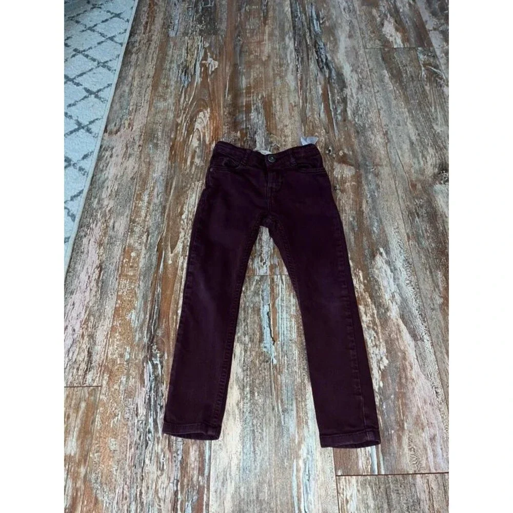 Girl’s Zara Kids Burgundy Jeans Size 5